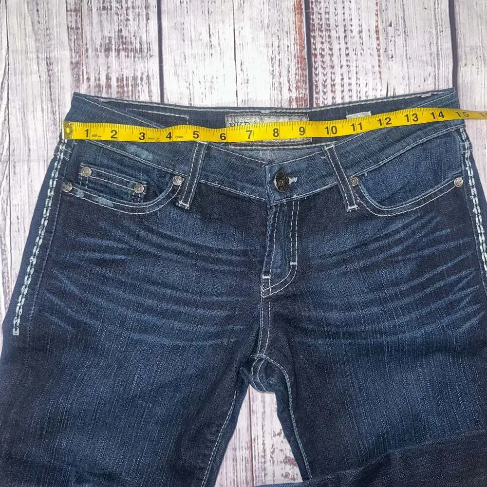 BKE Denim Sabrina Straight Leg Blue Jeans Size 27